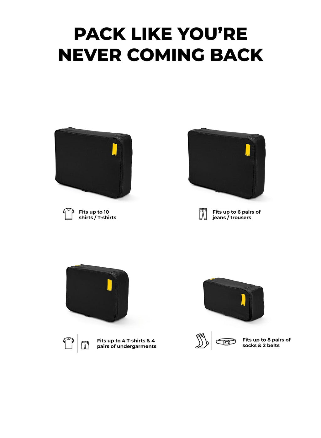 Packing Cubes (Set of 4)