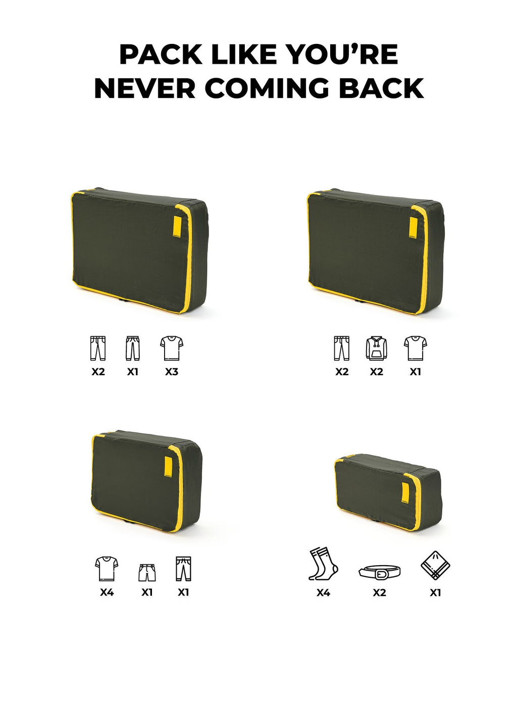 Packing Cubes (Set of 4)