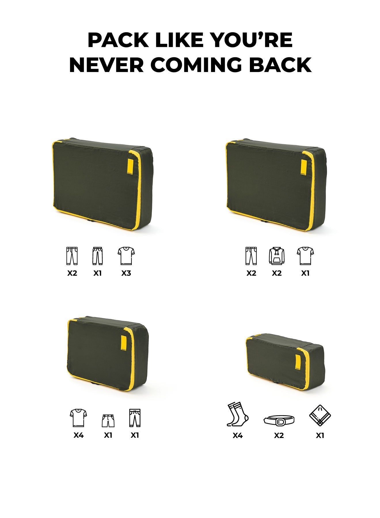 Packing Cubes (Set of 4)