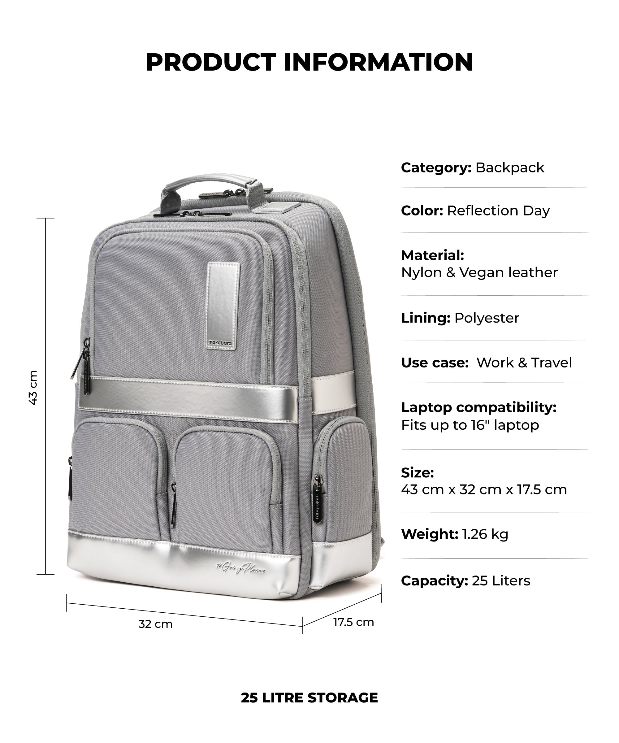 Terra Work Backpack - 25L