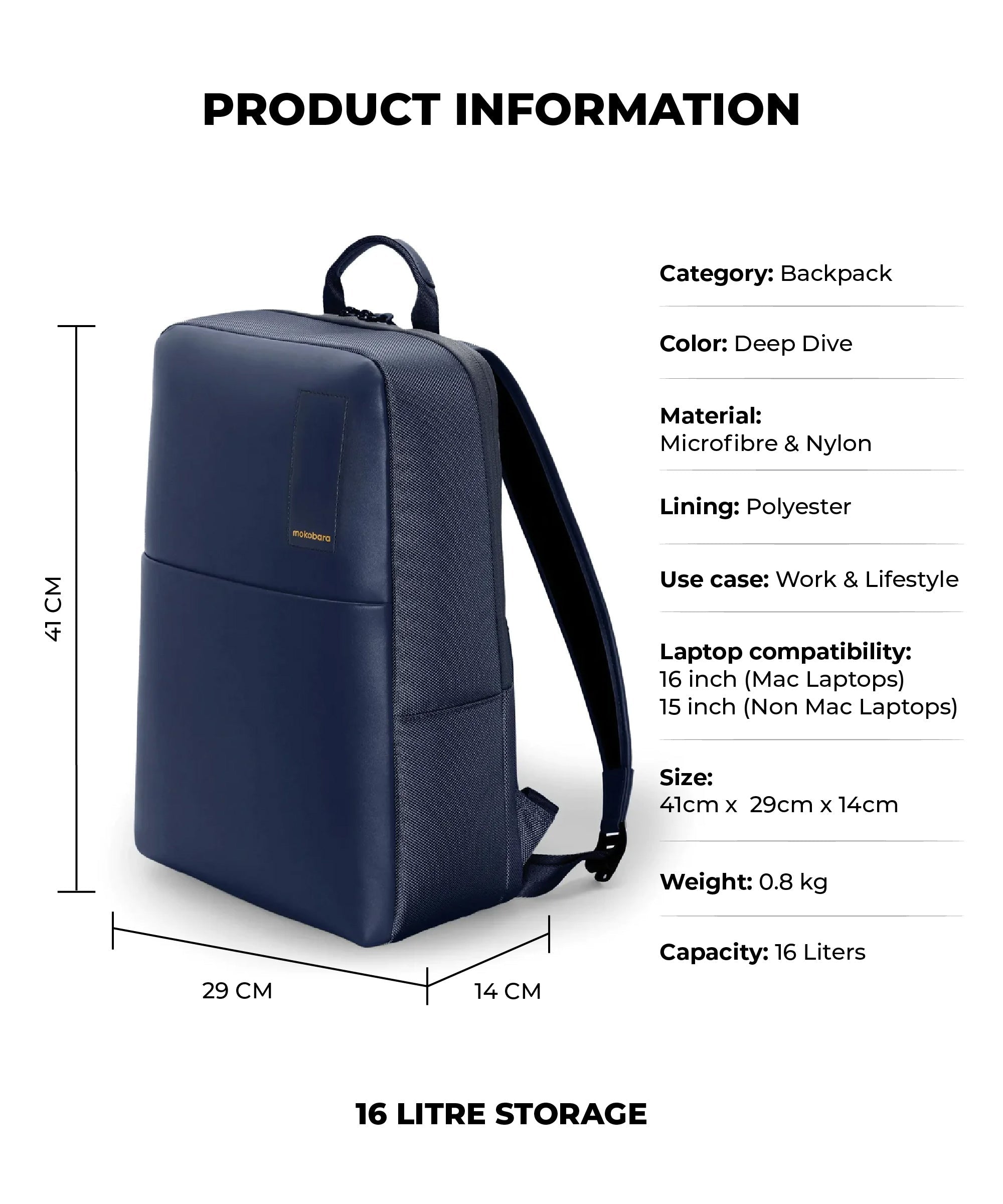 Backpack - 16L