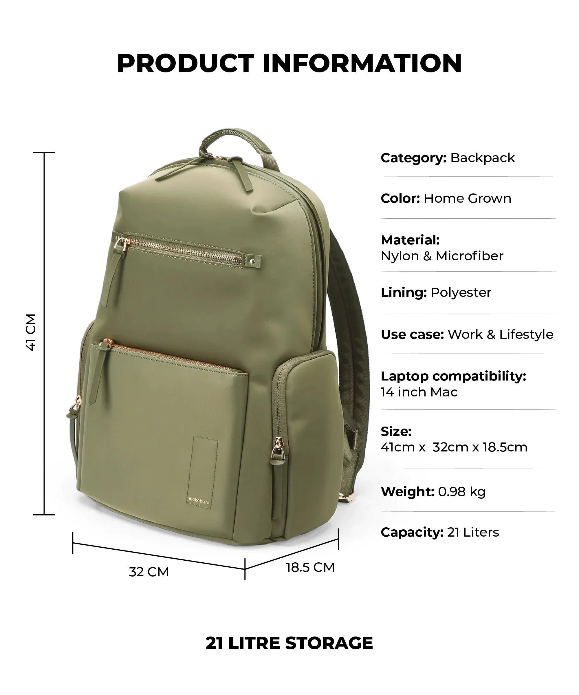 Bliss Backpack - 21L