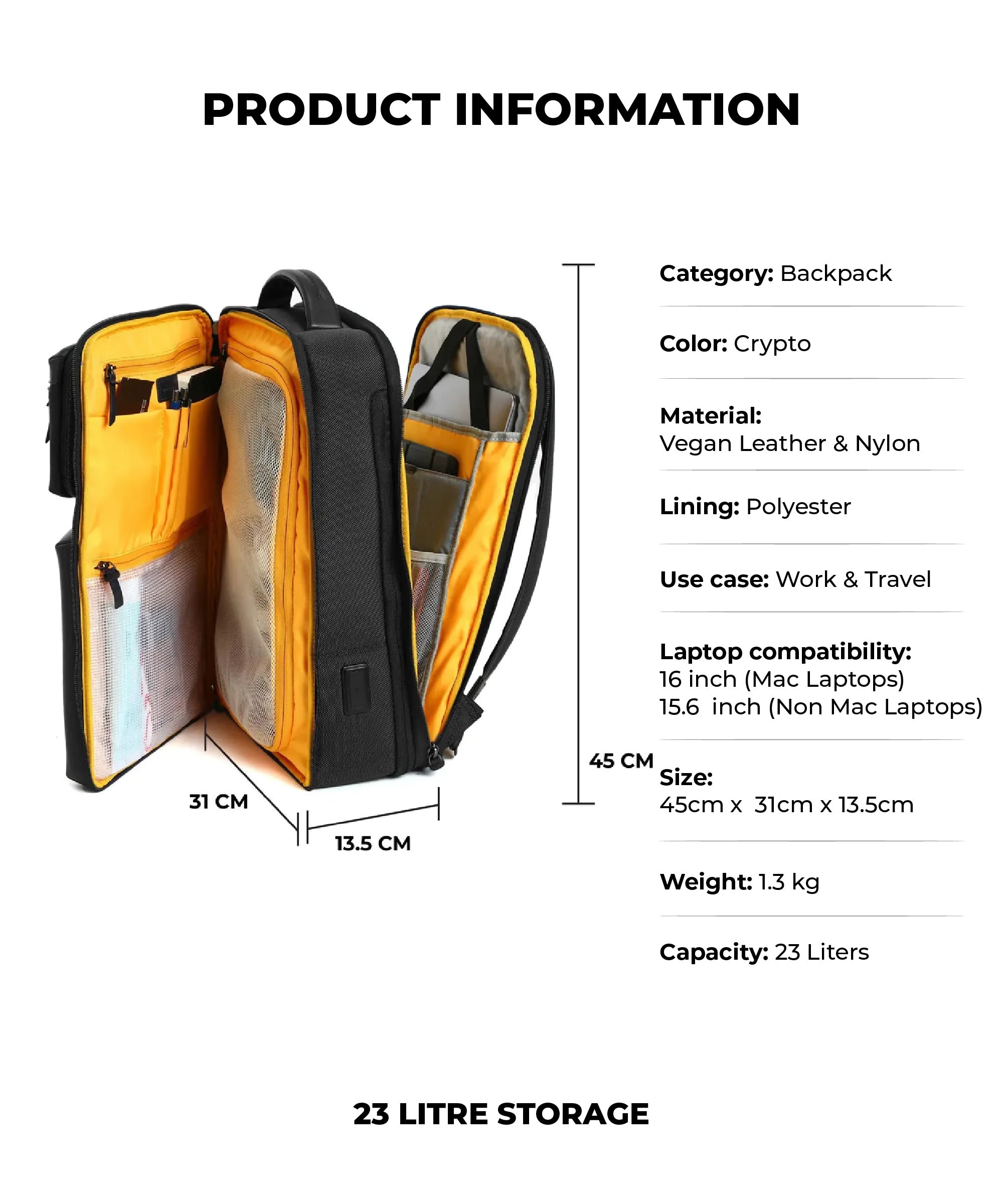 Overnighter Backpack - 23L (V1)