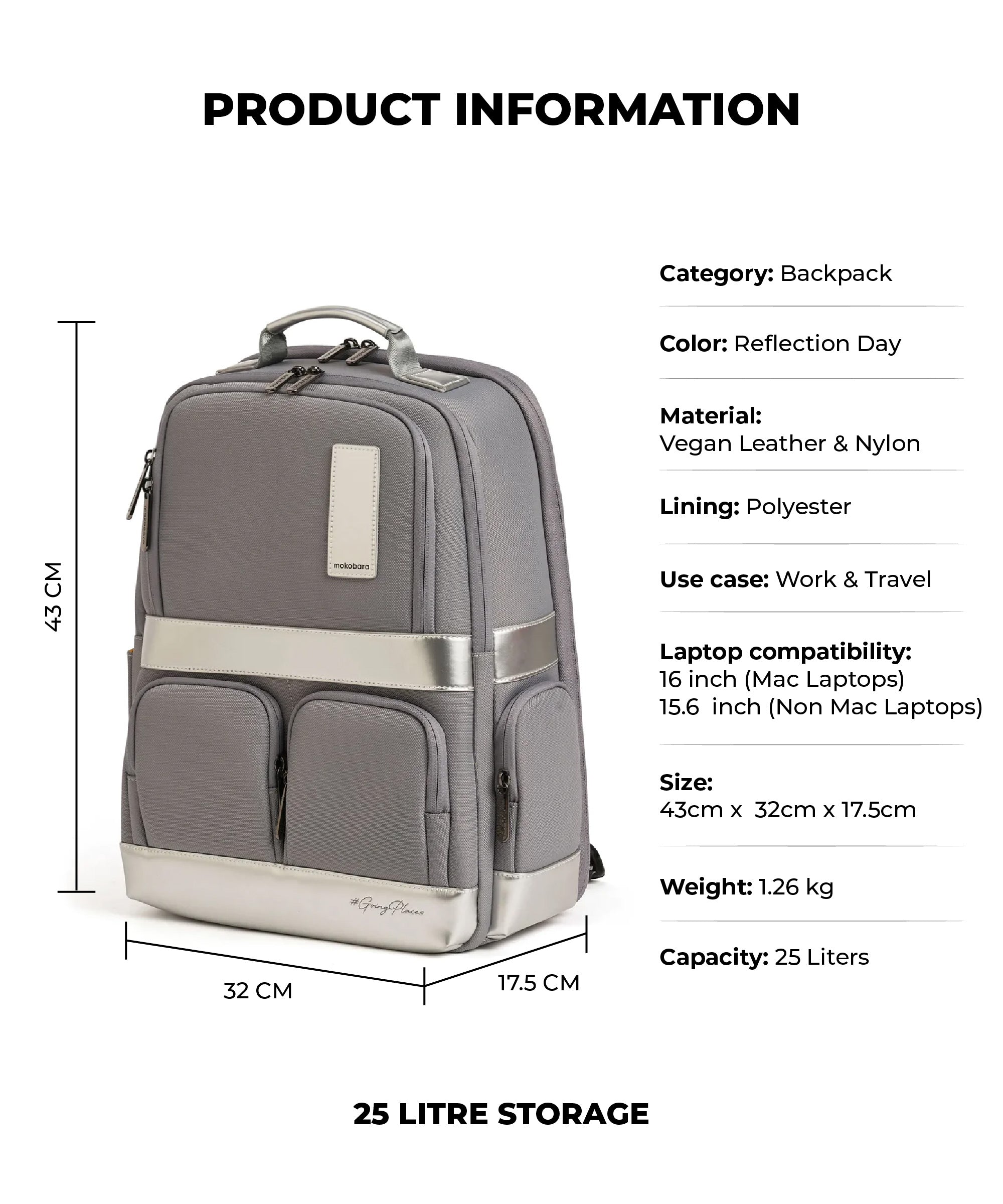 Terra Work Backpack - 25L